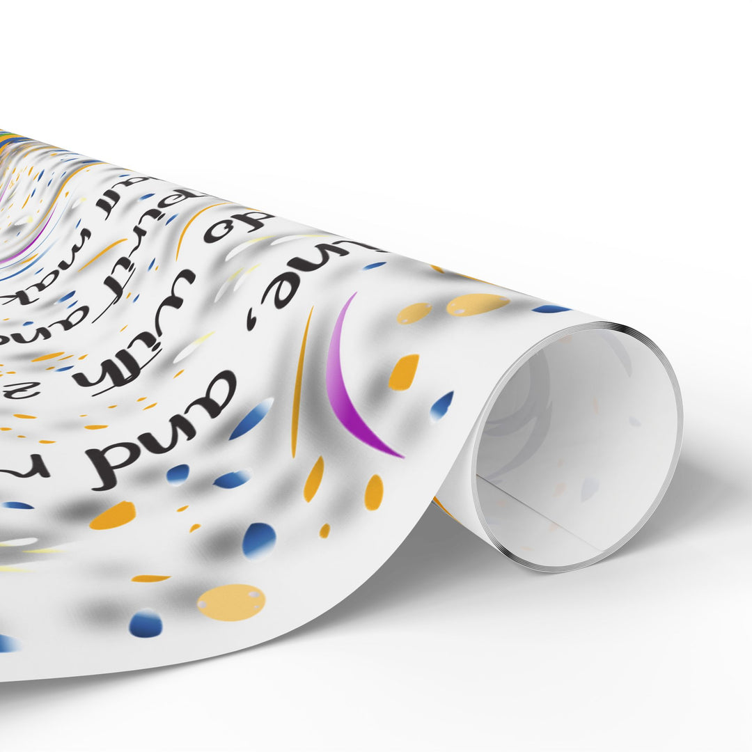 Namesakes Acrostic Poem Chic Gift Wrapping Paper