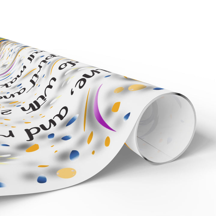 Namesakes Acrostic Poem Chic Gift Wrapping Paper