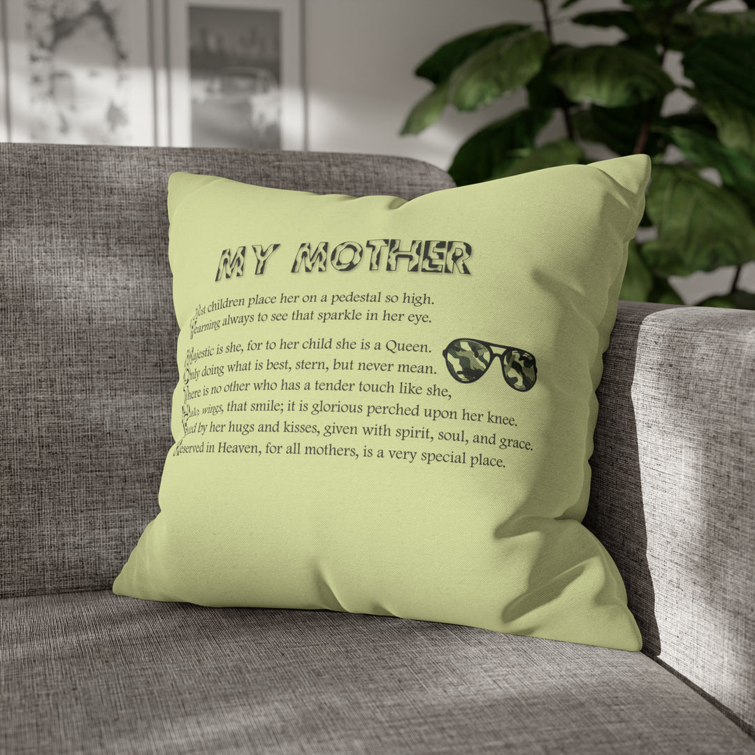 It's Just a Phrase Pillow Case Cover - My Mother Camo Design