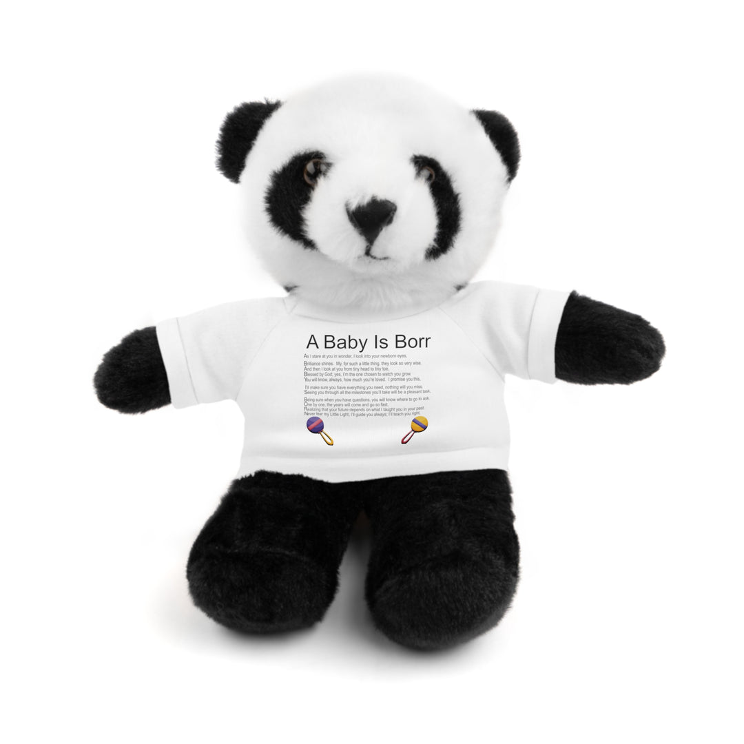 A Baby is Born Acrostic Poem Stuffed Animal Collection with T-Shirt - Wings