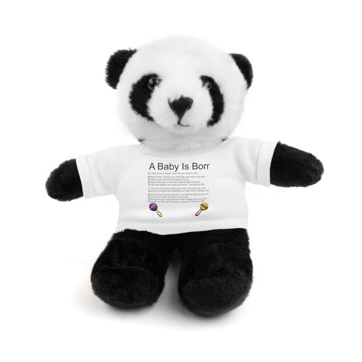 A Baby is Born Acrostic Poem Stuffed Animal Collection with T-Shirt - Wings
