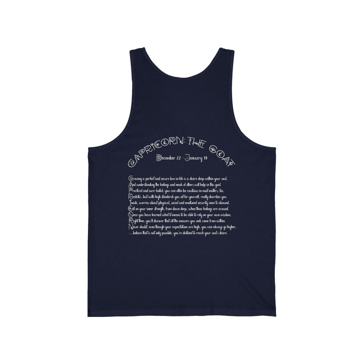 “Scorpio” Unisex Acrostic Poem Jersey Tank