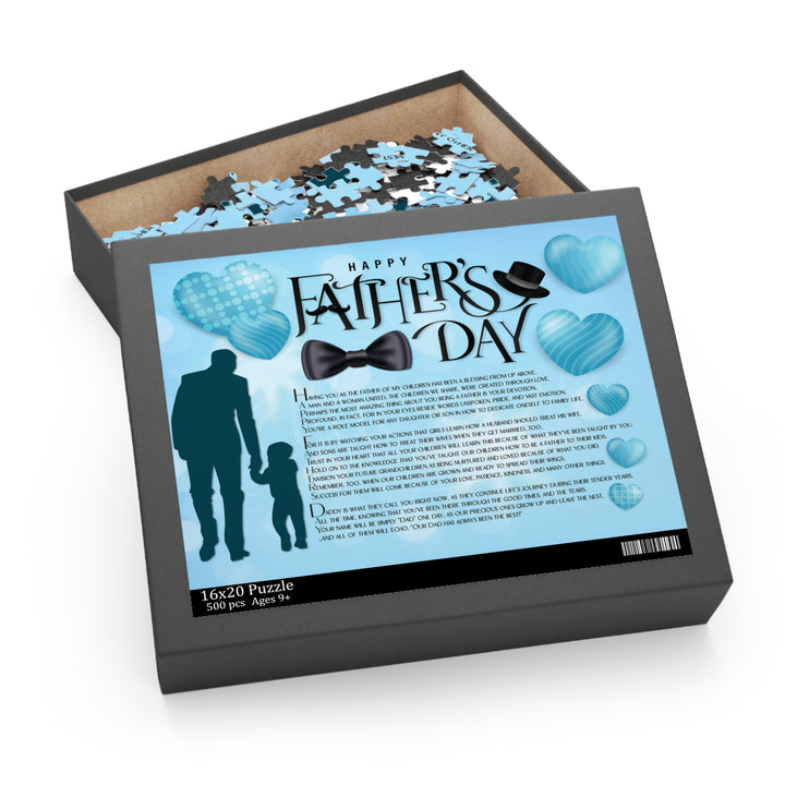 It's Just a Phrase "Happy Father's Day" Acrostic Puzzle for Husband