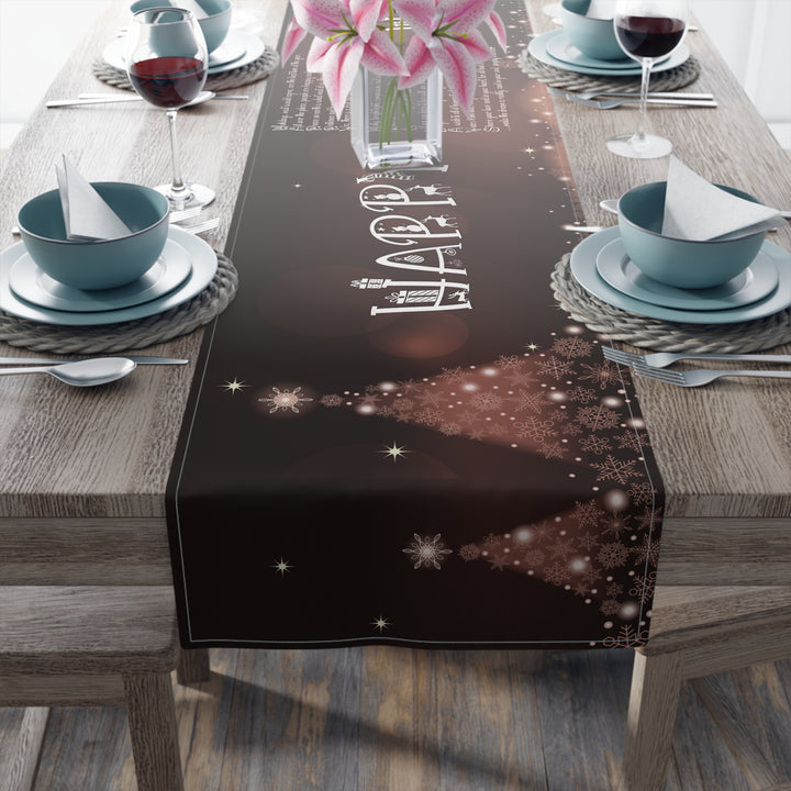 “Happy Holidays” Table Runner