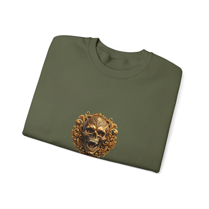 Happy Halloween Acrostic Poem Sweatshirt - Skull
