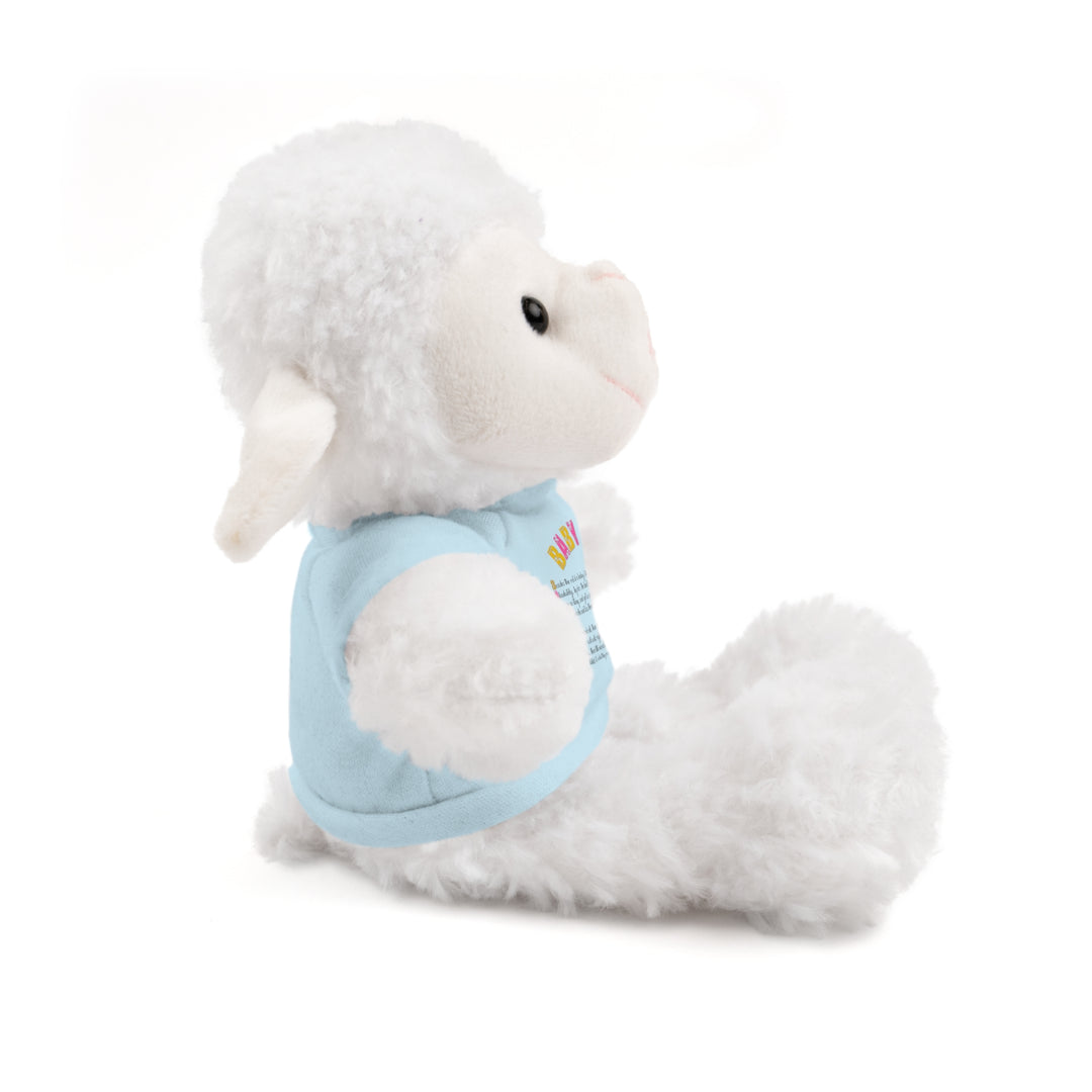 Baby Feet Acrostic Poem Stuffed Animals with Tee - Baby Feet - Gold Footprints