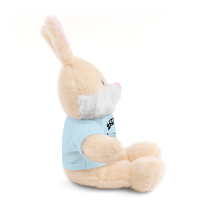 Baby Steps Stuffed Animals with Tee - Baby Feet - Blue Footprints