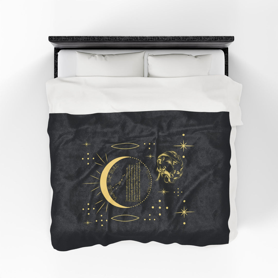 Taurus Acrostic Poem Velveteen Blanket