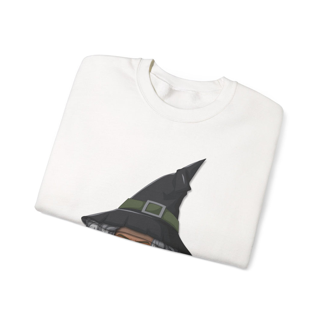 Happy Halloween Acrostic Poem Sweatshirt -  Old Witch