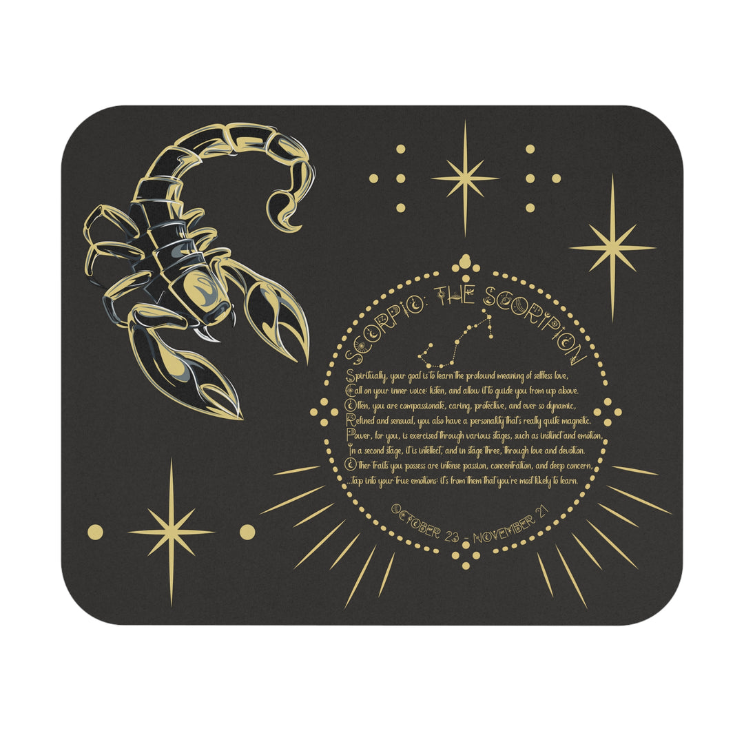 Written in the Stars Acrostic Poem Mouse Pad - "Scorpio"