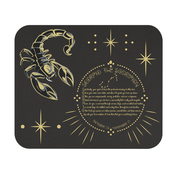 Written in the Stars Acrostic Poem Mouse Pad - "Scorpio"