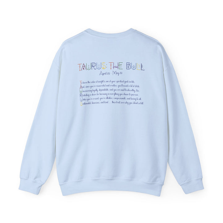 Taurus Acrostic Poem Astrology Sweatshirt - Unisex