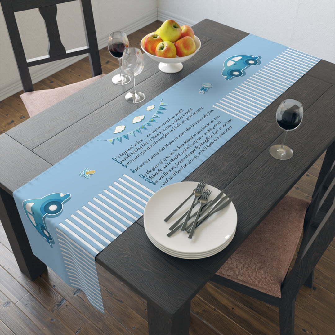 “It’s a Boy” Table Runner - No Personalization