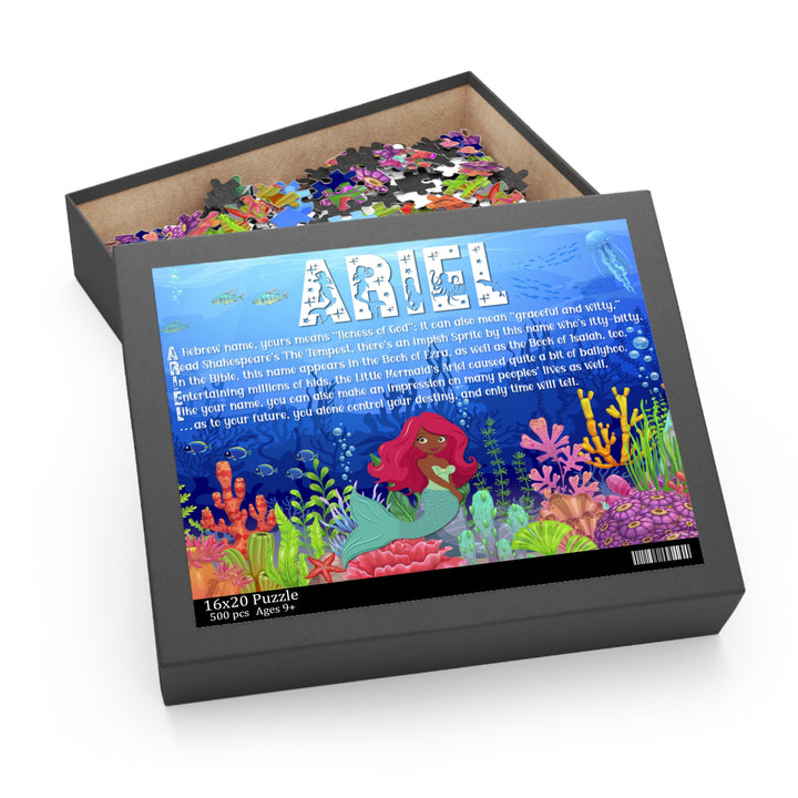 Namesakes Personalized Acrostic Name Poem Jigsaw Puzzle - Red Hair
