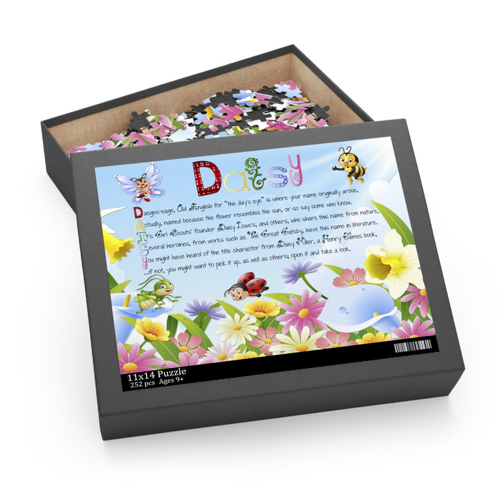 Namesakes Acrostic Personalized Name Puzzle - Flowers and Insects