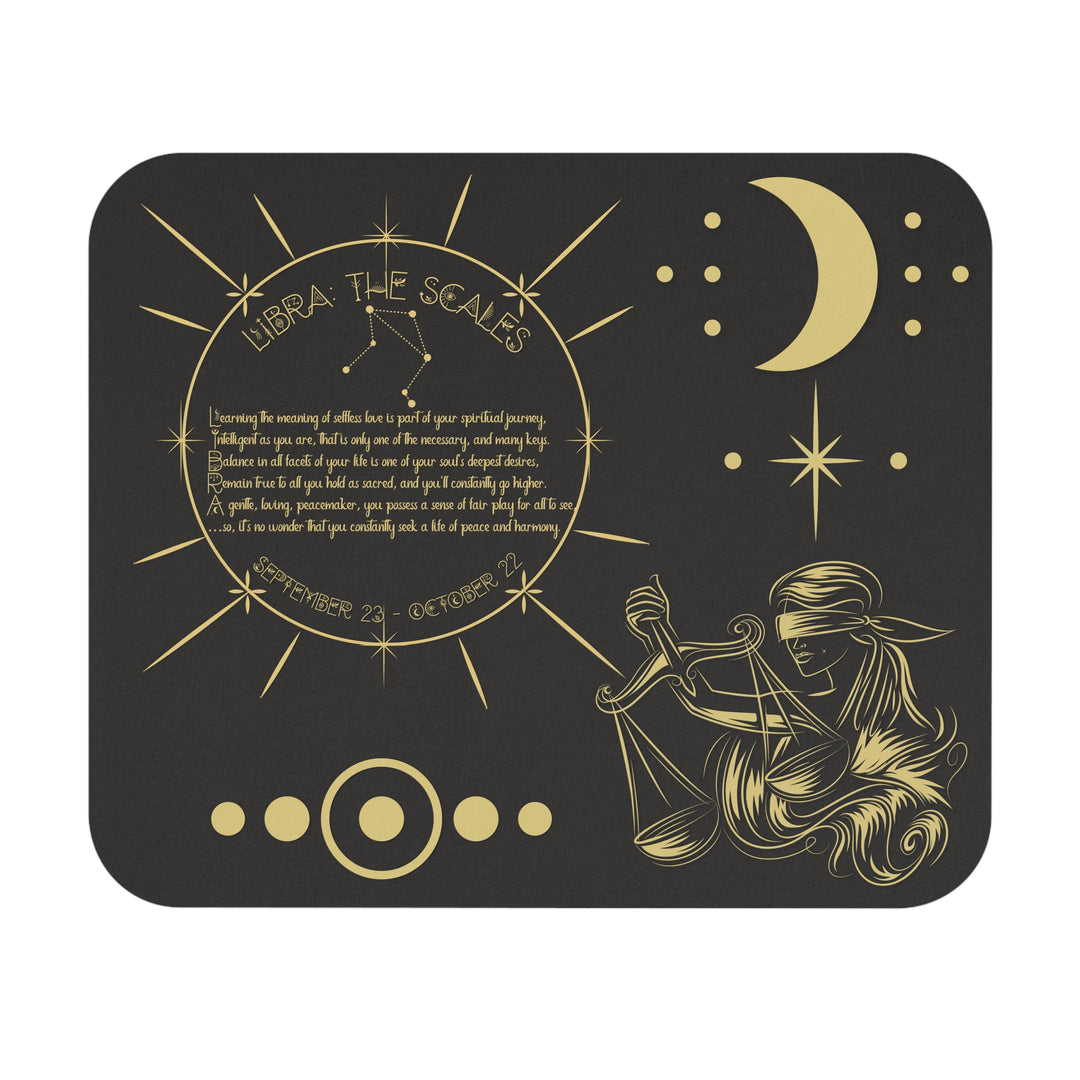 Written in the Stars Acrostic Poem Mouse Pad - "Libra"
