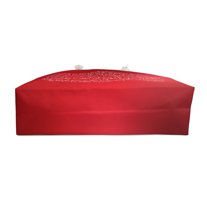 Scorpio Acrostic Poem Weekender Bag - Red