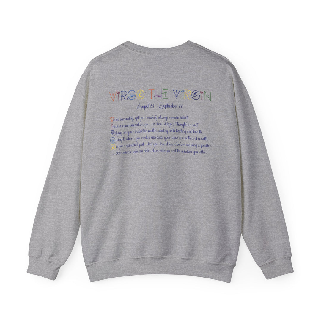 Virgo Acrostic Poem Astrology Sweatshirt - Unisex