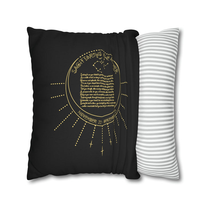 Written in the Stars Pillowcase/Cover Spelling Out "Sagittarius"