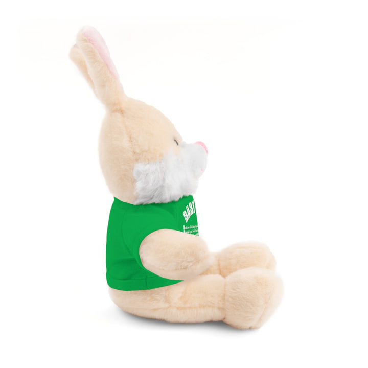 Baby Feet Acrostic Poem Stuffed Animals with Tee - Baby Feet - Gold Footprints