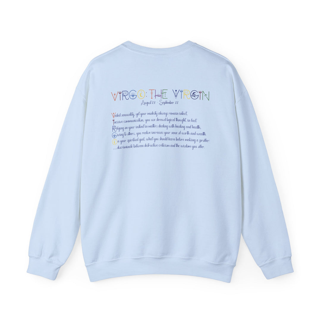 Virgo Acrostic Poem Astrology Sweatshirt - Unisex