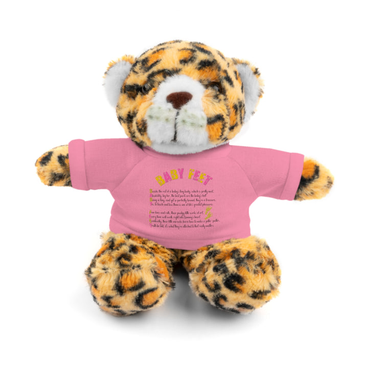 Baby Steps Stuffed Animals with Tee - Baby Feet - Gold Footprints