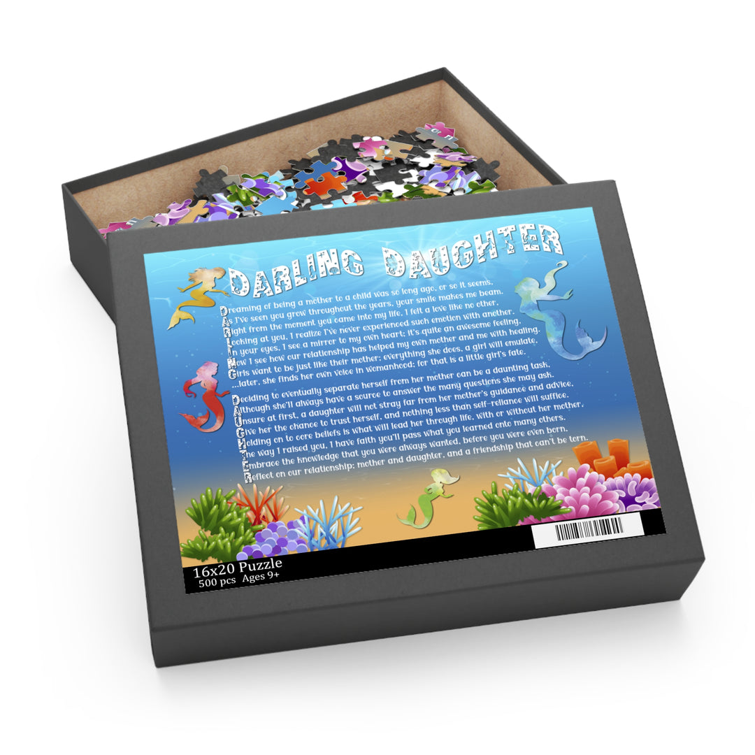 Darling Daughter Acrostic Poem Jigsaw Puzzle