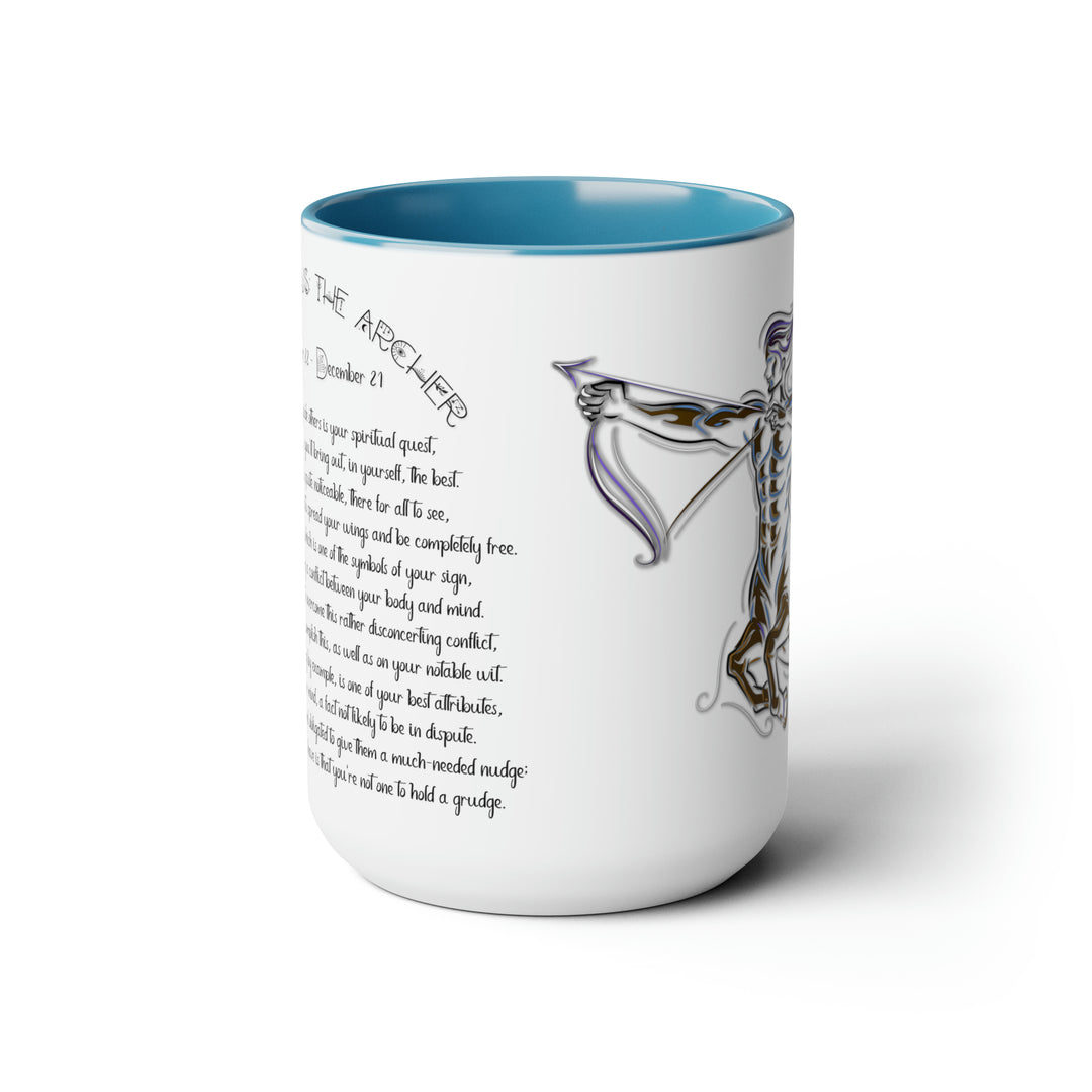 Written in the Stars Two-Tone Coffee Mugs - 15oz - Sagittarius