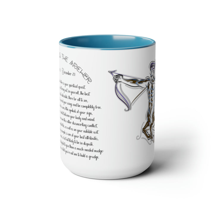 Written in the Stars Two-Tone Coffee Mugs - 15oz - Sagittarius