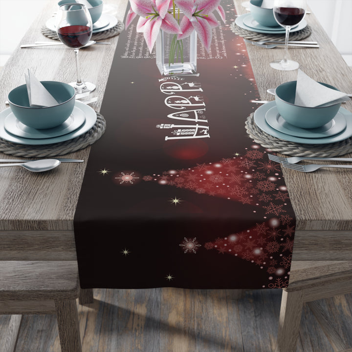 “Happy Holidays” Table Runner