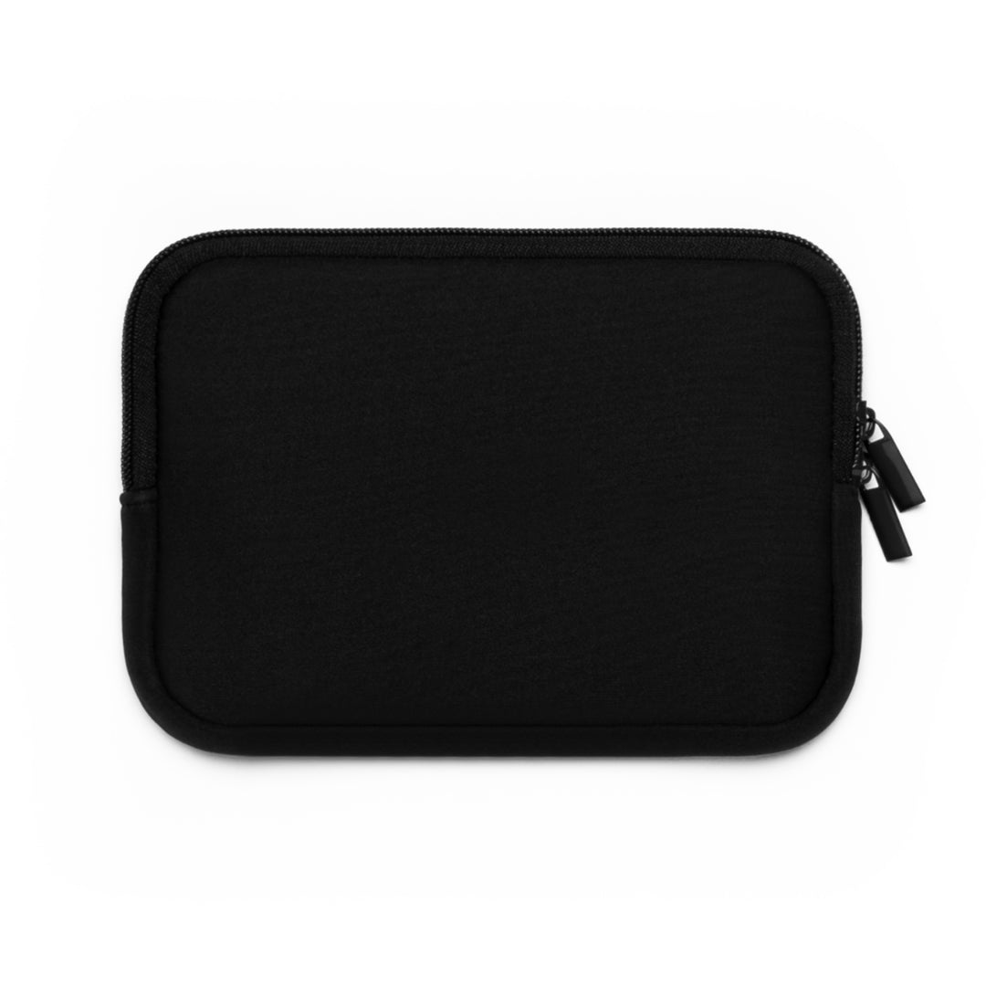 Namesakes Acrostic Poem Neoprene Laptop Sleeve - Solid Black Back