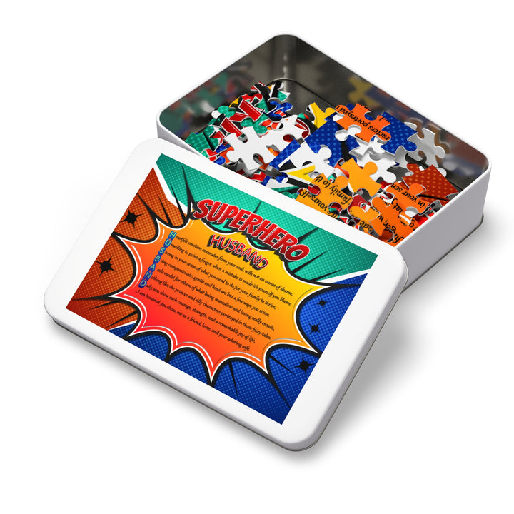 It's Just a Phrase "Husband"  Acrostic Poem Jigsaw Puzzle - Comic Style