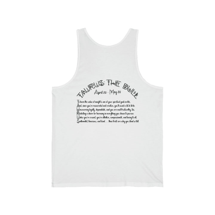 Written in the Stars Unisex Jersey Tank - Taurus