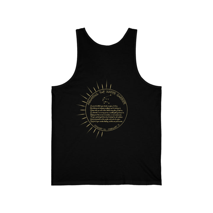 Written in the Stars Unisex Jersey Tank - Aquarius