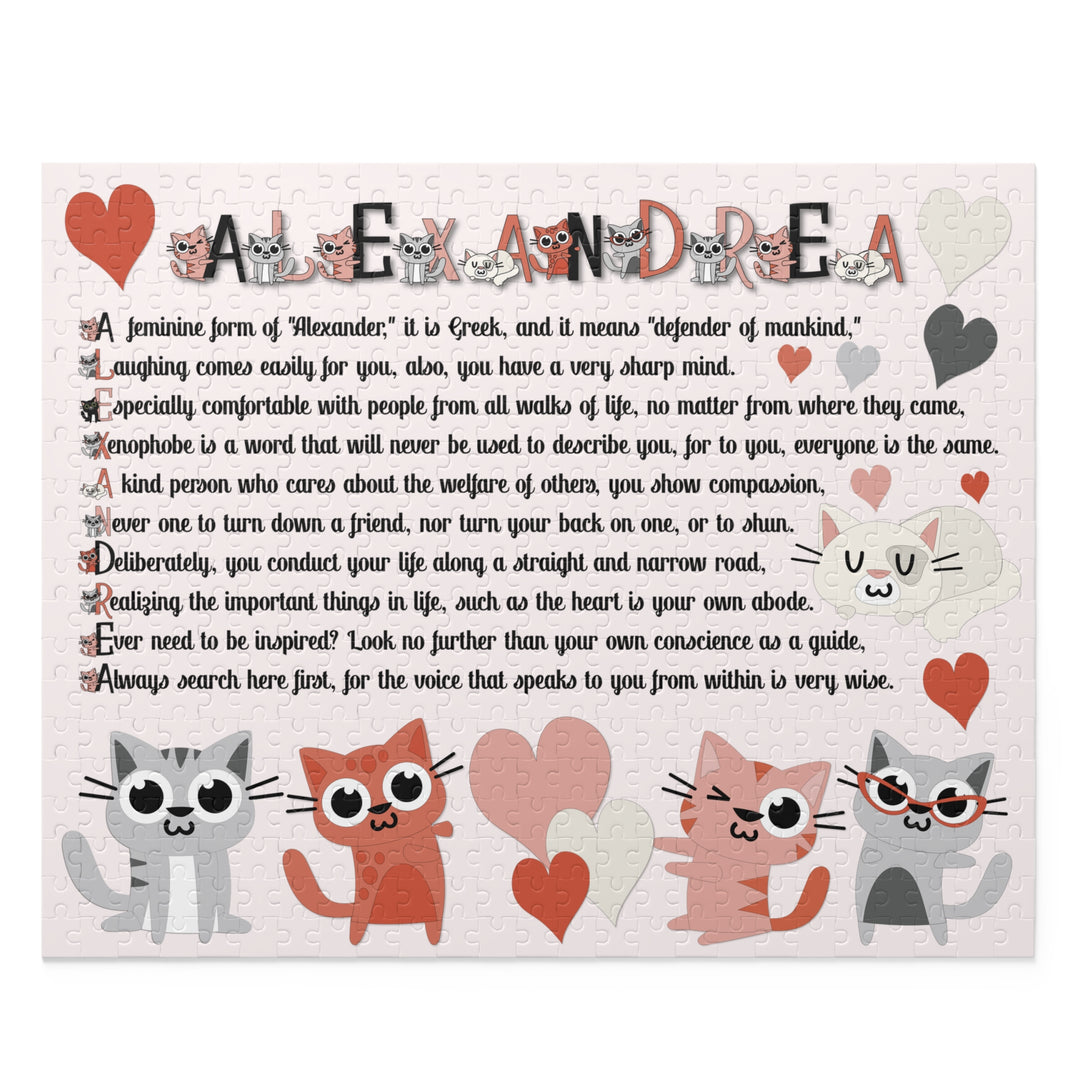 Namesakes Acrostic Name Poem Puzzle - Kitty Design