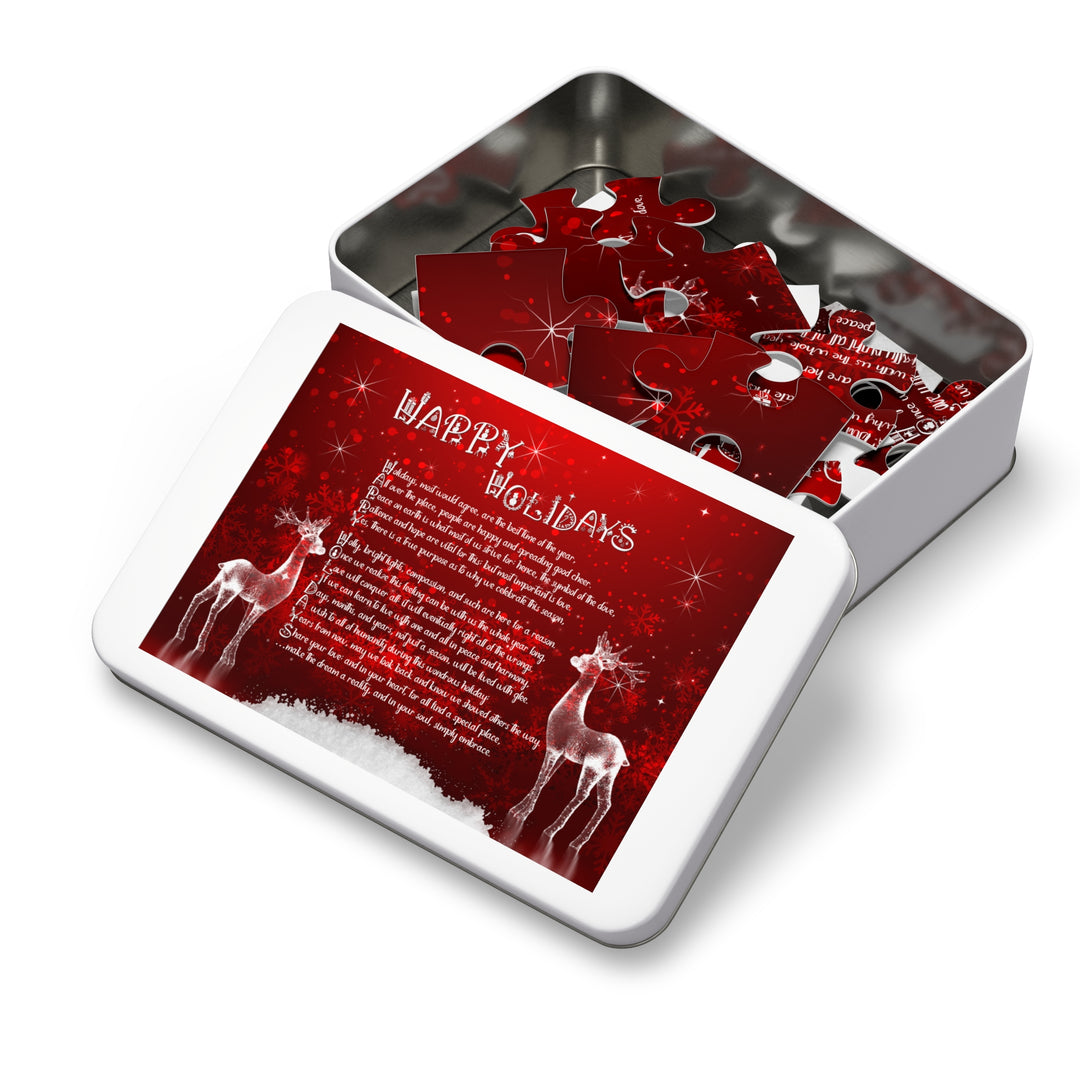 It's Just a Phrase Acrostic Poem Jigsaw Puzzle - Happy Holidays