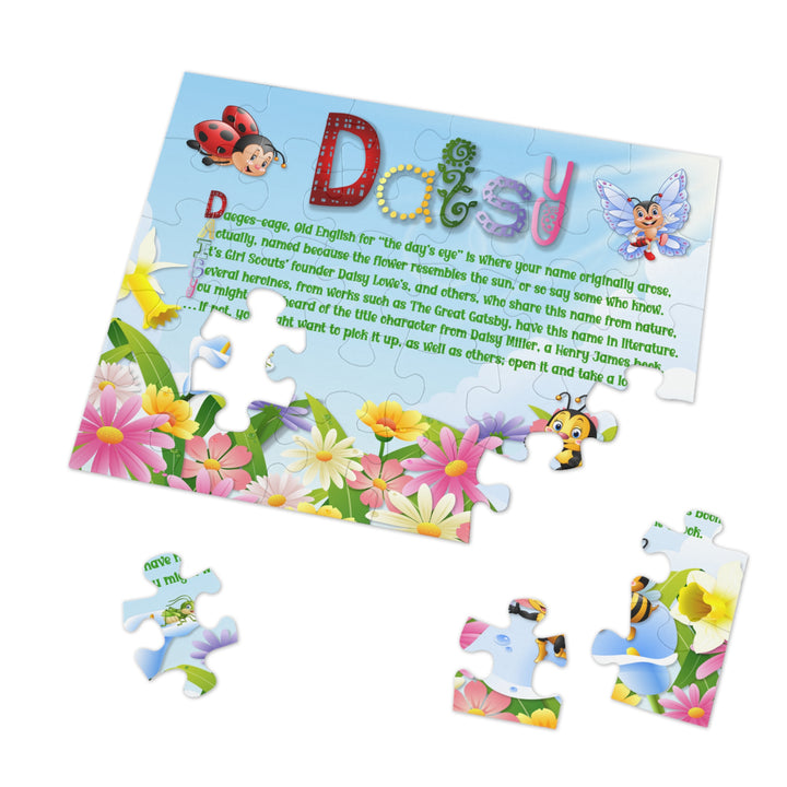 Namesakes Acrostic Poem Jigsaw Puzzle - Flowers