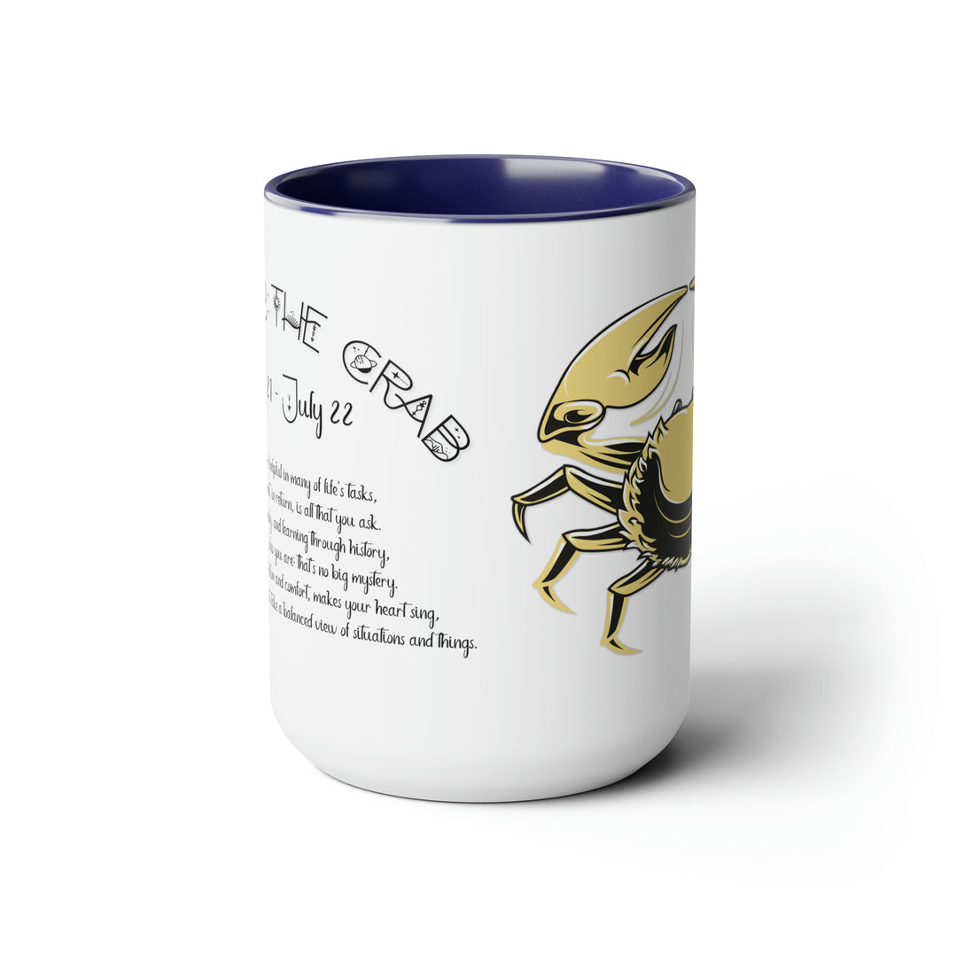 Written in the Stars Two-Tone Coffee Mugs - 15oz - Cancer
