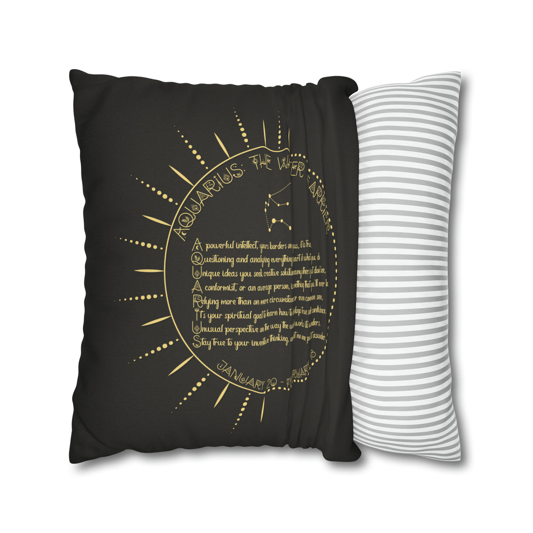 Written in the Stars Pillowcase/Cover Spelling Out "Aries"