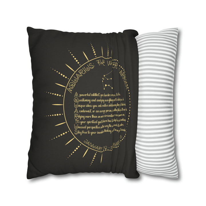 Written in the Stars Pillowcase/Cover Spelling Out "Aries"