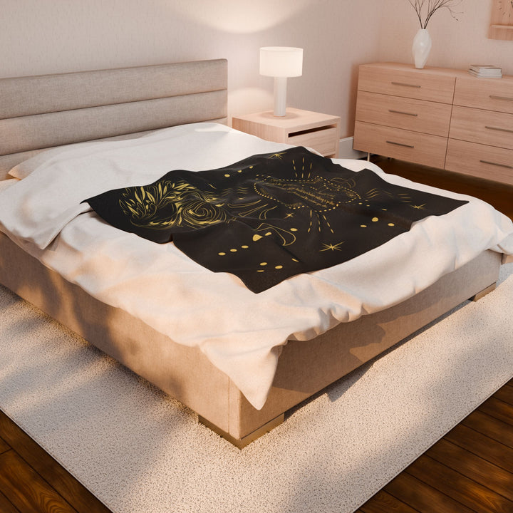Virgo Acrostic Poem Velveteen Blanket