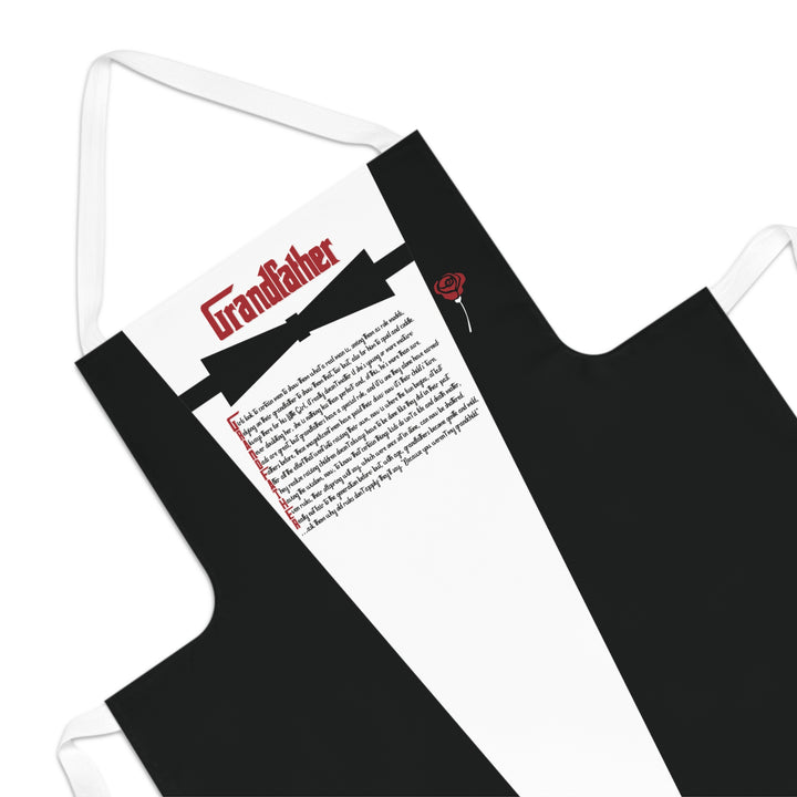 Chef Apron with Acrostic Poem Spelling out "Grandfather"