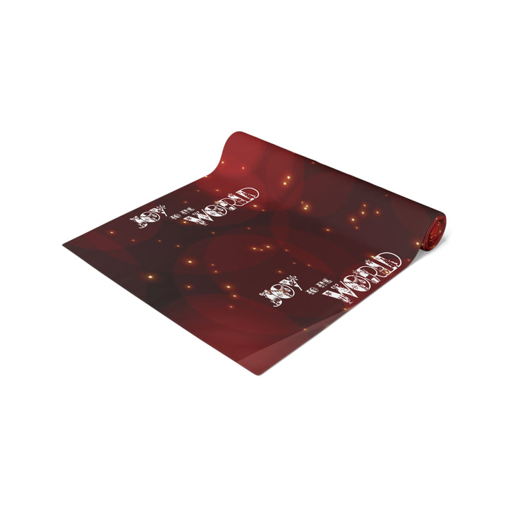 It's Just a Phrase Table Runner - Joy to the World