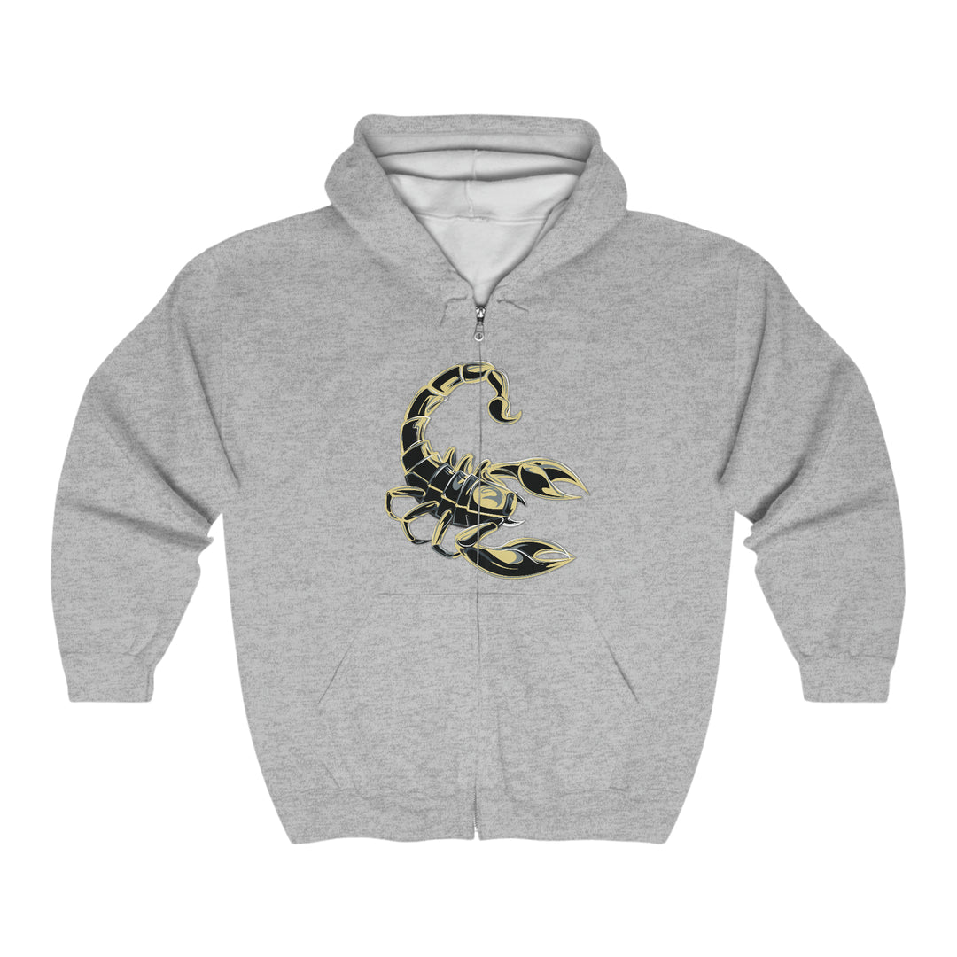 Written in the Stars Unisex Full Zip Hooded Sweatshirt - Scorpio