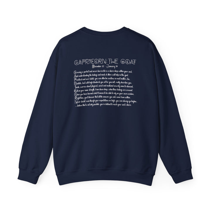 Capricorn Acrostic Poem Astrology Sweatshirt - Unisex