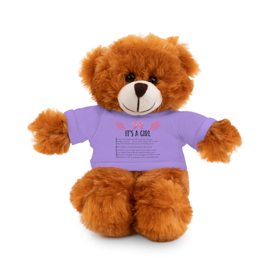 It's a Girl Acrostic Poem Stuffed Animal Collection with T-Shirt - Wings