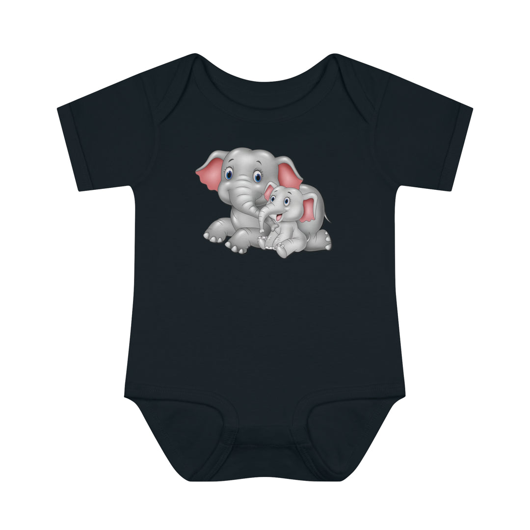 Baby Steps "It's a Girl" Acrostic Poem Bodysuit - Mommy & Baby Elephant