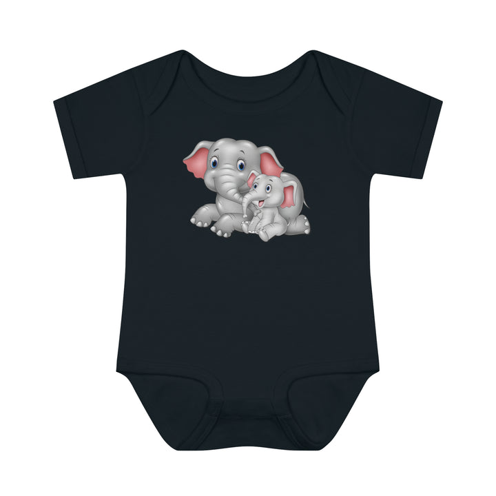 Baby Steps "It's a Girl" Acrostic Poem Bodysuit - Mommy & Baby Elephant
