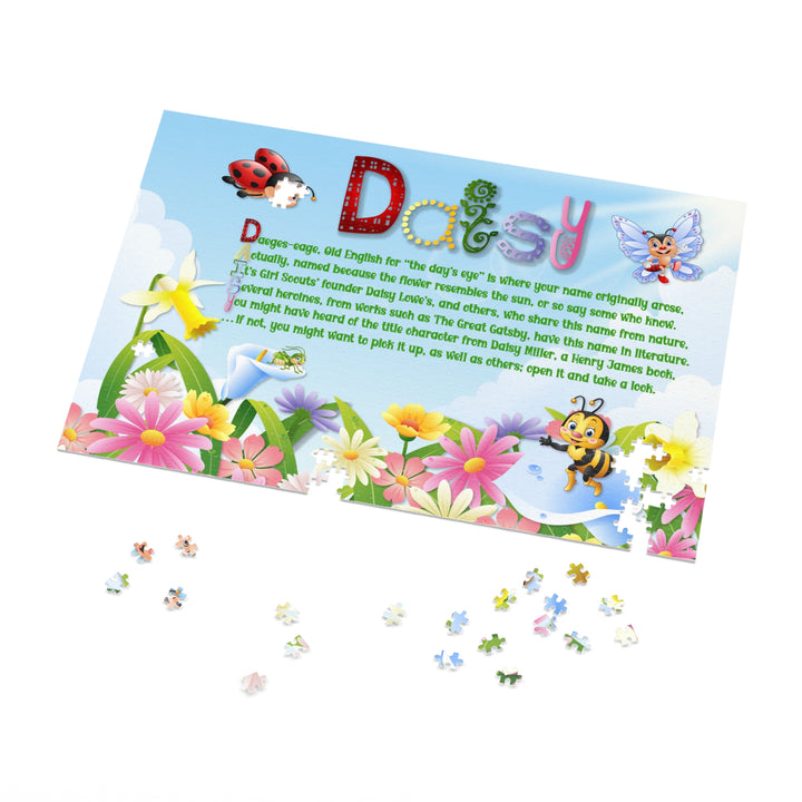 Namesakes Acrostic Poem Jigsaw Puzzle - Flowers