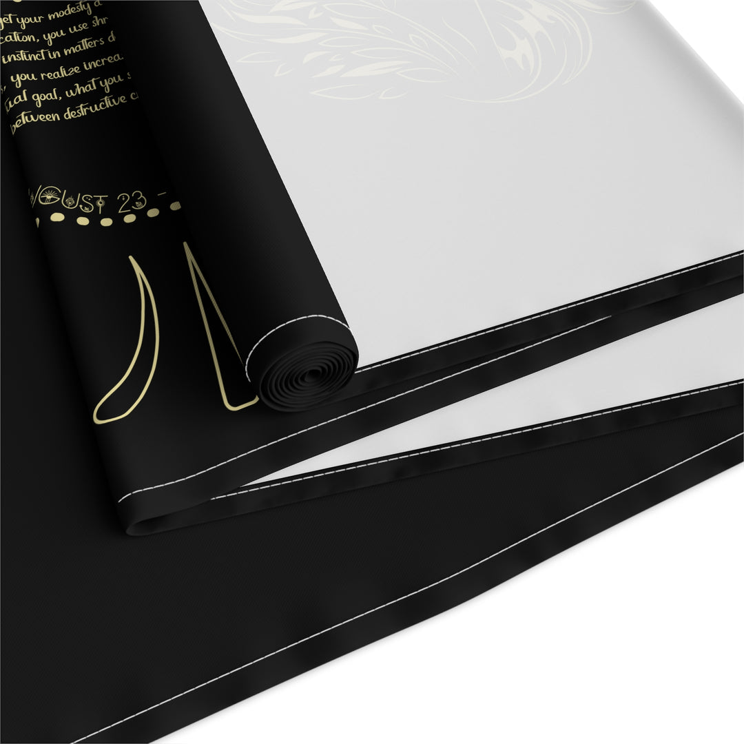 Virgo Acrostic Poem Table Runner